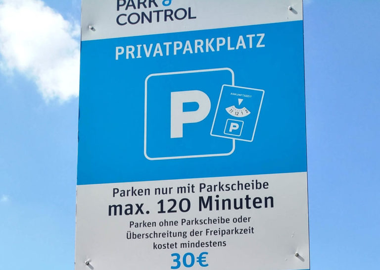 Nutzungsbedingungen Park & Control